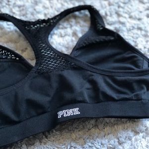 Pink Push Up Sports Bra VS